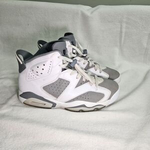 NIKE Air Jordan 6 Retro 'Cool Grey' Sneakers Size  8.5